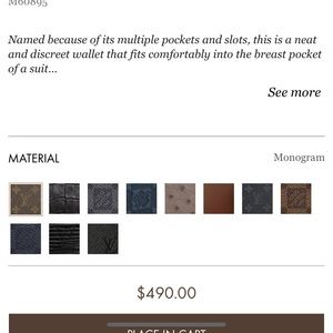 Louis Vuitton men’s wallet